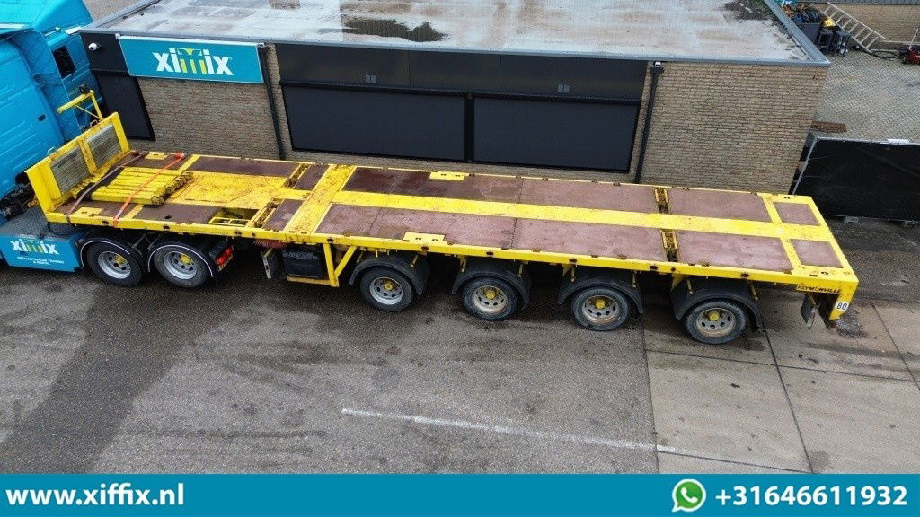 Faymonville 4-ass. Vlakke triple 3x uitschuifbare oplegger / 35 meter / 4x gestuurd - Полуприцеп бортовой/ Платформа: фото 4 Faymonville 4-ass. Vlakke triple 3x uitschuifbare oplegger / 35 meter / 4x gestuurd - Полуприцеп бортовой/ Платформа: фото 4