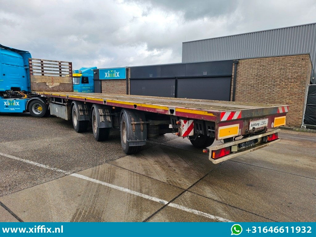 Meusburger 3-ass. Vlakke uitschuifbare oplegger / 3x gestuurd - Полуприцеп бортовой/ Платформа: фото 4 Meusburger 3-ass. Vlakke uitschuifbare oplegger / 3x gestuurd - Полуприцеп бортовой/ Платформа: фото 4