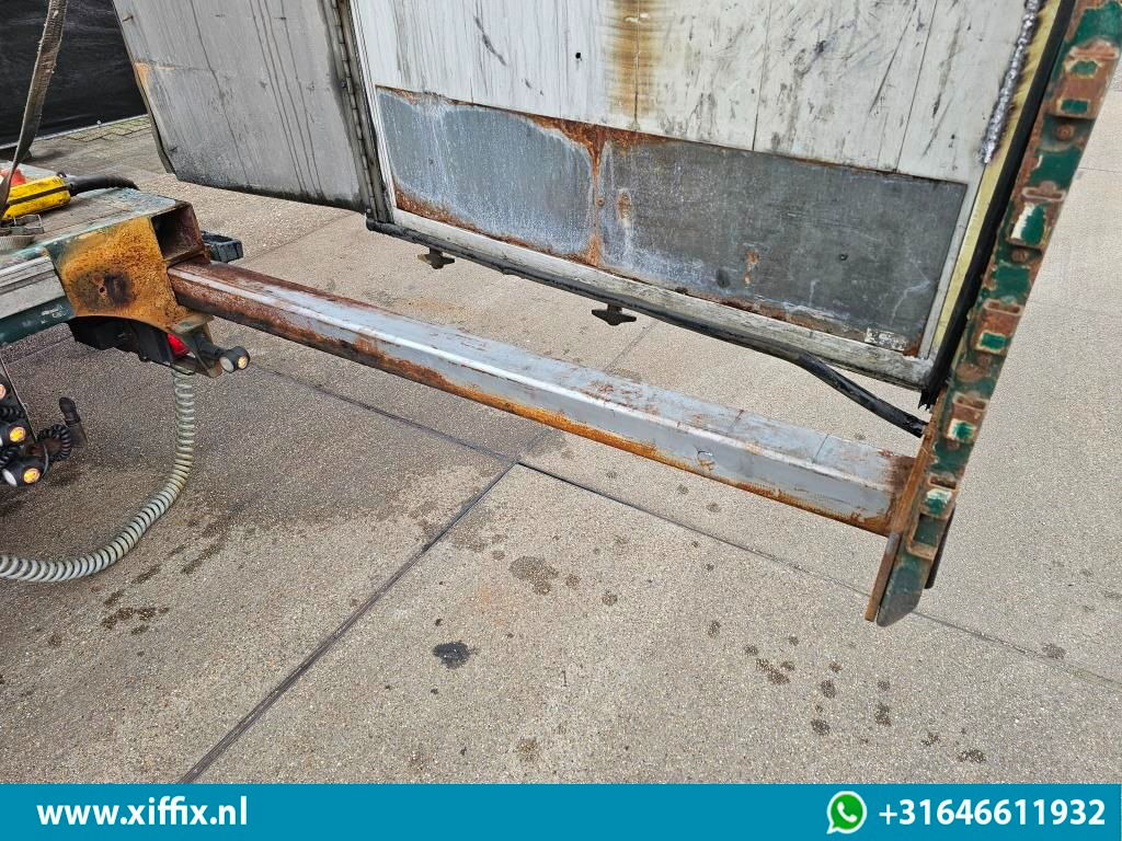 Полуприцеп бортовой/ Платформа Meusburger 4-ass. Vlakke Mega oplegger met elektrische huifopbouw / 2x naloop ge: фото 6