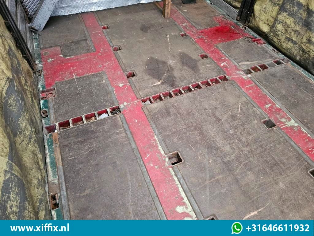 Полуприцеп бортовой/ Платформа Meusburger 4-ass. Vlakke Mega oplegger met elektrische huifopbouw / 2x naloop ge: фото 9