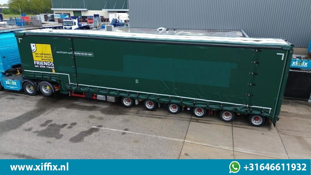 Meusburger 6-ass. Semi dieplader met elektrische huifopbouw / 3x naloop gestuurd - Низкорамный полуприцеп: фото 2 Meusburger 6-ass. Semi dieplader met elektrische huifopbouw / 3x naloop gestuurd - Низкорамный полуприцеп: фото 2