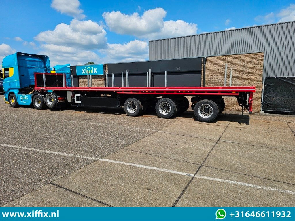 Полуприцеп бортовой/ Платформа Nooteboom 3-ass. Vlakke dubbel 2x uitschuifbare oplegger / 3x gestuurd: фото 11