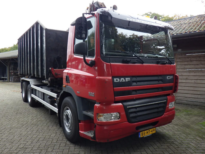 DAF CF 85 410 Euro 5 / Manual / Blad-Lucht / Boogie - Liftas / HTS Kabel / 9 T vooras / Palfinger G 100 L Crane - Тросовый мультилифт: фото 2 DAF CF 85 410 Euro 5 / Manual / Blad-Lucht / Boogie - Liftas / HTS Kabel / 9 T vooras / Palfinger G 100 L Crane - Тросовый мультилифт: фото 2