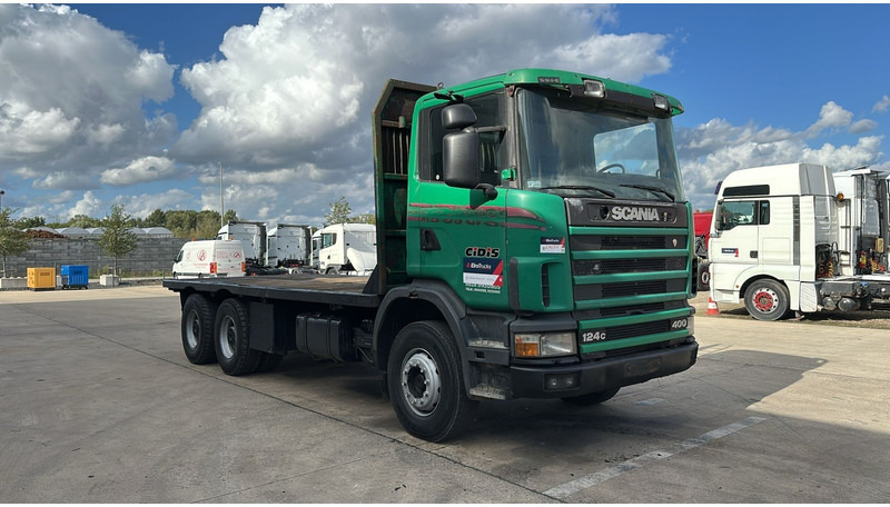 Scania 124 - 400 (POMPE MANUELLE / MANUAL PUMP / BIG HUB / GRAND PONT / LAMES / STEEL) - Грузовик бортовой/ Платформа: фото 3 Scania 124 - 400 (POMPE MANUELLE / MANUAL PUMP / BIG HUB / GRAND PONT / LAMES / STEEL) - Грузовик бортовой/ Платформа: фото 3