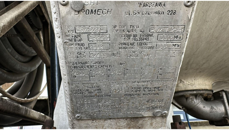 Грузовик-цистерна Volvo FL 6-18 (12400 LITERS / 3 COMPARTIMENTS / EURO 2 / STEEL SUSP. / LAMES): фото 17