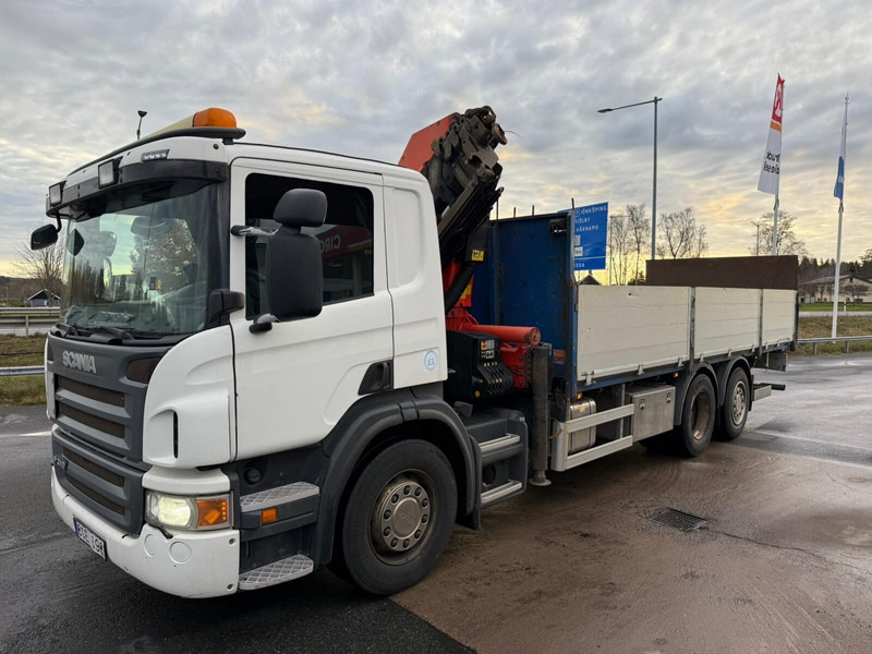 Scania P310 - Грузовик бортовой/ Платформа, Автоманипулятор: фото 1 Scania P310 - Грузовик бортовой/ Платформа, Автоманипулятор: фото 1