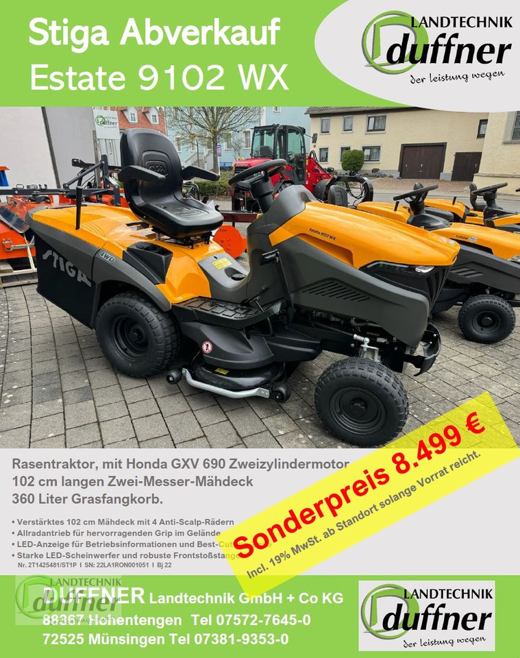 Stiga Estate 9102 WX Allrad - Газонокосилка: фото 2 Stiga Estate 9102 WX Allrad - Газонокосилка: фото 2