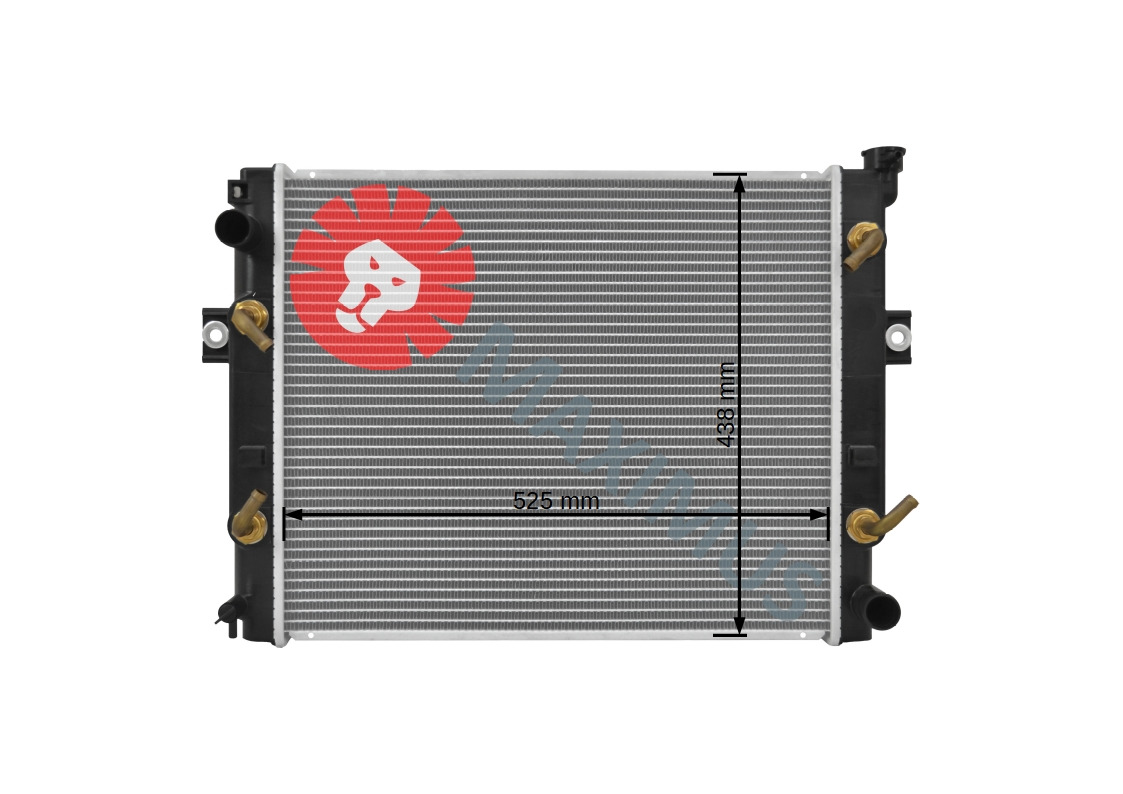 TOYOTA 7FGCU35 , 7FGCU45 - Радиатор для Вилочных погрузчиков: фото 2 TOYOTA 7FGCU35 , 7FGCU45 - Радиатор для Вилочных погрузчиков: фото 2