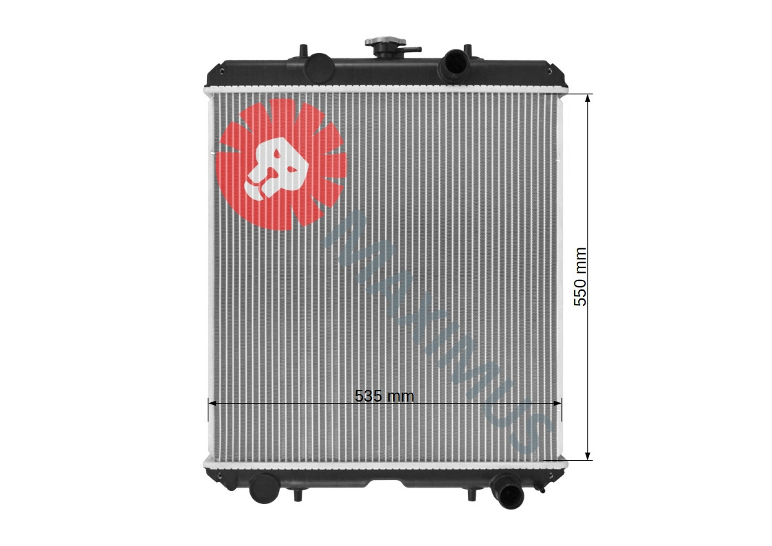 YANMAR F14B - Радиатор для Минитракторов: фото 2 YANMAR F14B - Радиатор для Минитракторов: фото 2