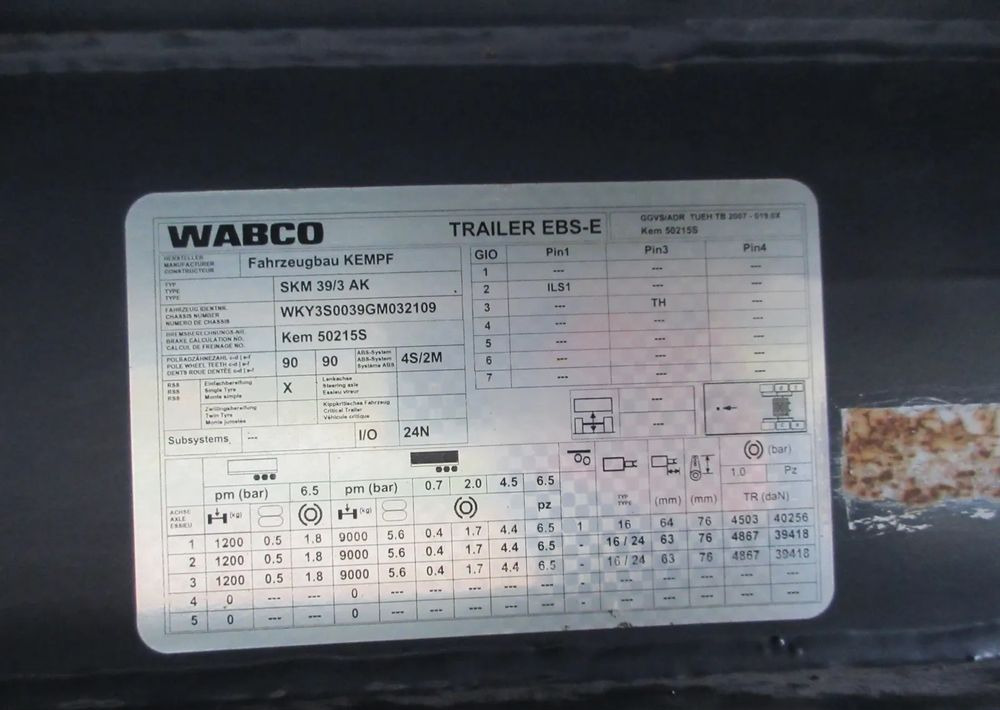 Kempf Wywrotka - Самосвальный полуприцеп: фото 4 Kempf Wywrotka - Самосвальный полуприцеп: фото 4