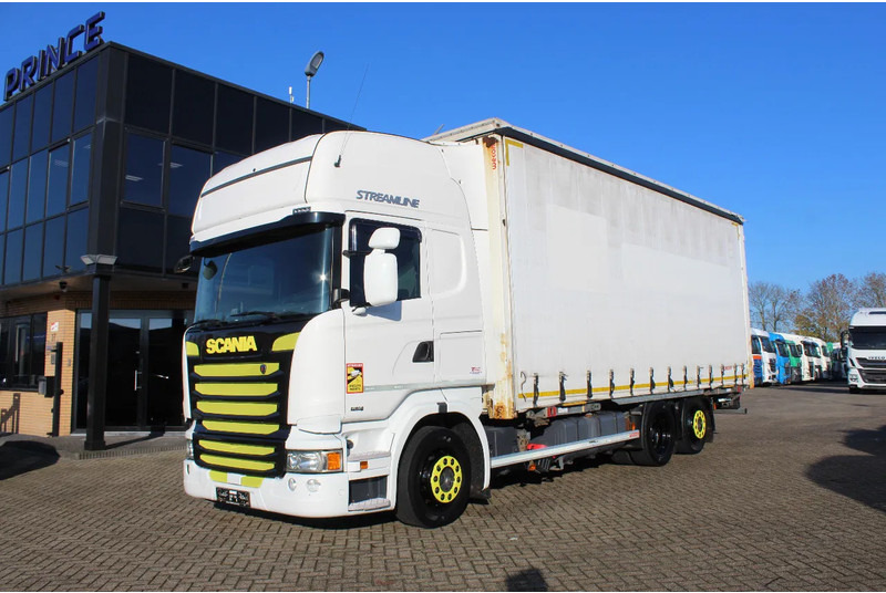 Scania R410 * RETARDER * 6X2 * FULL AIR * - Тентованный грузовик: фото 1 Scania R410 * RETARDER * 6X2 * FULL AIR * - Тентованный грузовик: фото 1