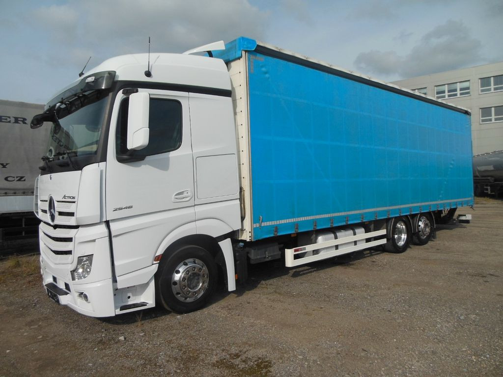 Mercedes-Benz ACTROS 2546, 24 PALETTEN, LBW, ALU FELGEN, TOP!! - Тентованный грузовик: фото 1 Mercedes-Benz ACTROS 2546, 24 PALETTEN, LBW, ALU FELGEN, TOP!! - Тентованный грузовик: фото 1