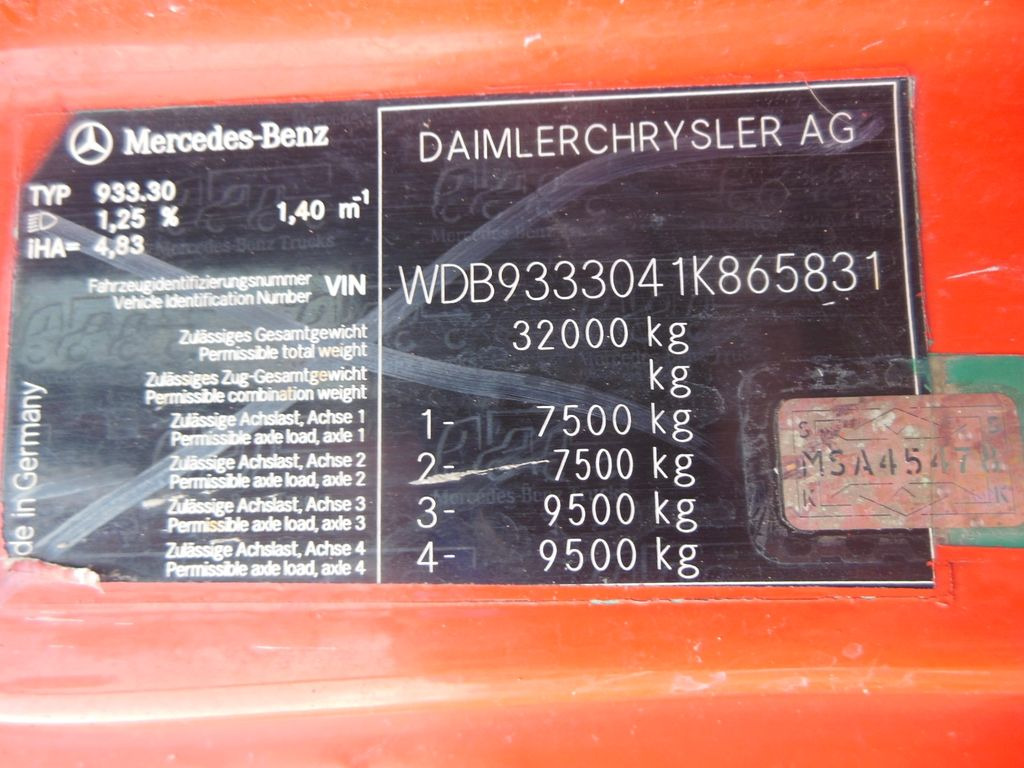 Автобетононасос Mercedes-Benz ACTROS 3241, LIEBHERR 7m3, PUMPE PUTZMEISTER 24m: фото 30