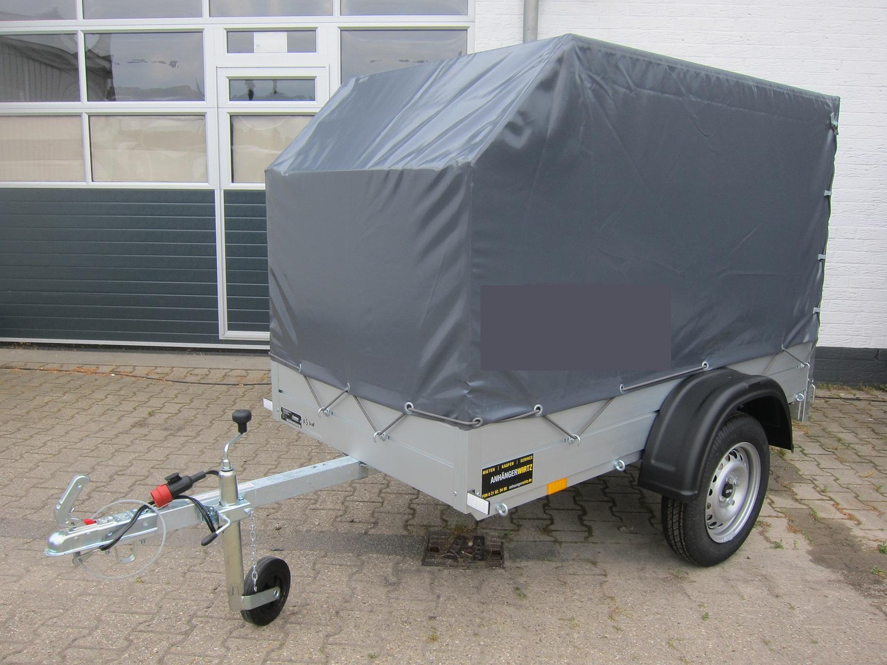 Aluliner Planen Anhänger GT 750 201x101x120cm +Hochplane aero grau (XS) 750kg - Прицеп для легкового автомобиля: фото 1 Aluliner Planen Anhänger GT 750 201x101x120cm +Hochplane aero grau (XS) 750kg - Прицеп для легкового автомобиля: фото 1