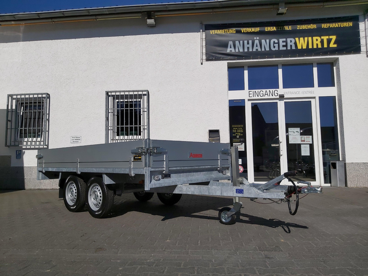 Anssems Hochlader PSX - S 2000 305x153x30cm (M) 2000kg - Прицеп бортовой/ Платформа: фото 4 Anssems Hochlader PSX - S 2000 305x153x30cm (M) 2000kg - Прицеп бортовой/ Платформа: фото 4