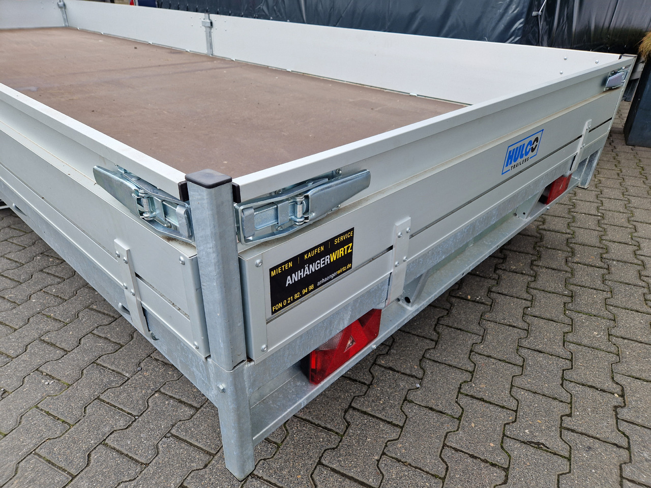 Прицеп бортовой/ Платформа MEDAX 2-3500 611x223x30cm extrabreit niedrig Fahrwerk 12" (XXXL) 3500kg: фото 7