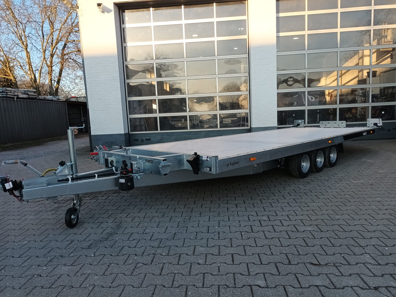 Прицеп-автовоз Martz Cartrailer GT KIPP 580/3 3,5T 580x215cm Profi Aluboden Winde Tridem 10" 3500kg 100 km/H: фото 7