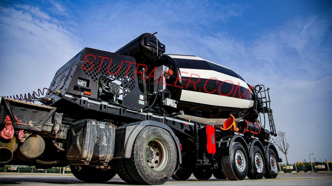 Новый Полуприцеп бетоносмеситель STU 14,7m3 Concrete Mixer Trailer: фото 8 Новый Полуприцеп бетоносмеситель STU 14,7m3 Concrete Mixer Trailer: фото 8