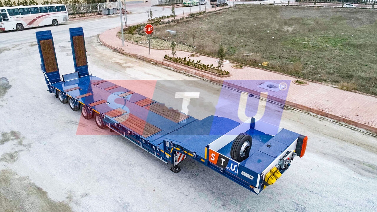 Новый Низкорамный полуприцеп STU 3 Axles Lowbed Trailer: фото 23