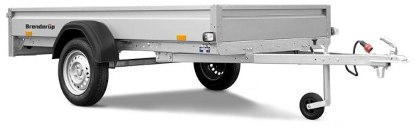 Новый Прицеп для легкового автомобиля Brenderup Tieflader 2270SUB750 Stahl, 0,75 to. 2700x1300x270mm: фото 6