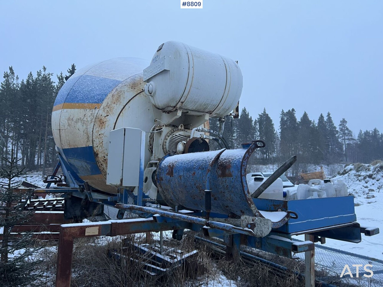 Concrete rotator 6 m3 with Laxo attachment - Барабан смесительный: фото 3 Concrete rotator 6 m3 with Laxo attachment - Барабан смесительный: фото 3