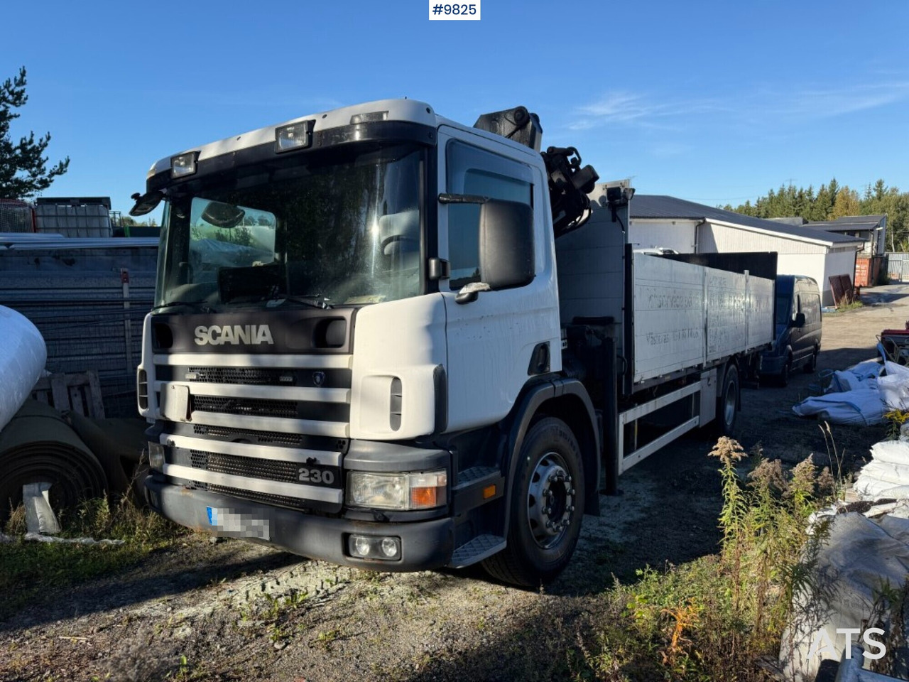 Crane truck Scania P94 230 with tail lift - Грузовик бортовой/ Платформа, Автоманипулятор: фото 1 Crane truck Scania P94 230 with tail lift - Грузовик бортовой/ Платформа, Автоманипулятор: фото 1