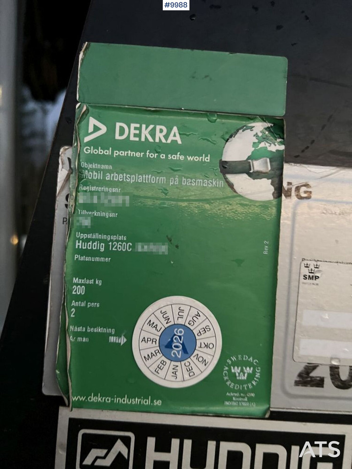 HUDDIG 1260C Grävlastare – Linjeutrustad в лизинг HUDDIG 1260C Grävlastare – Linjeutrustad: фото 12