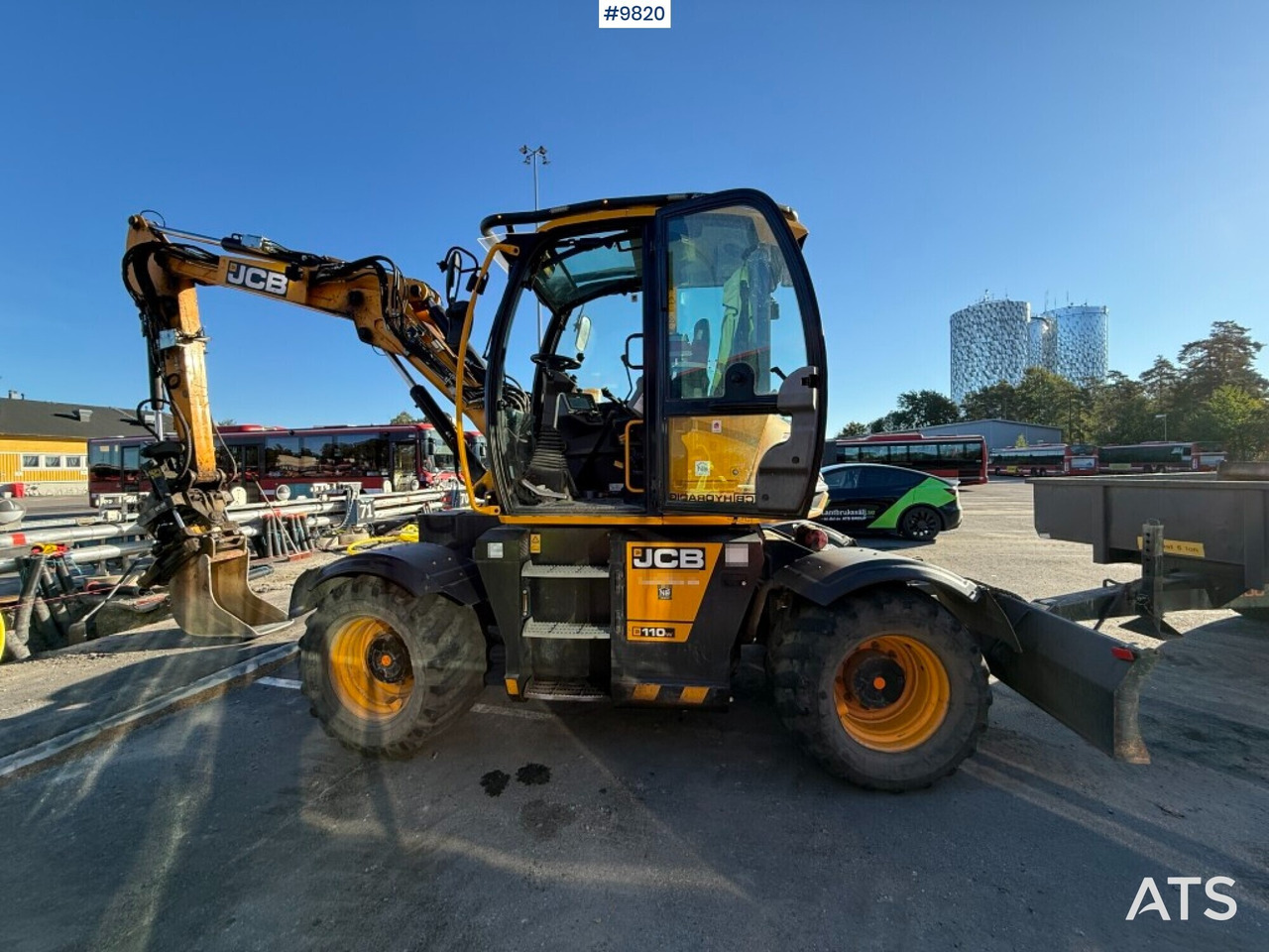 JCB Hydradig 110w wheel excavator with tiltrotator and attachments - Колёсный экскаватор: фото 4 JCB Hydradig 110w wheel excavator with tiltrotator and attachments - Колёсный экскаватор: фото 4
