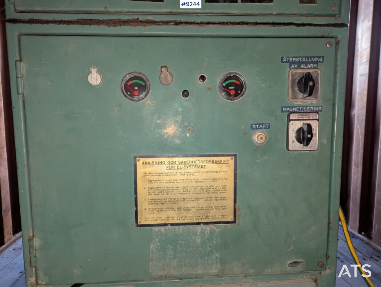 Электрогенератор Power station in container, Scania engine and Hagglunds generator: фото 8