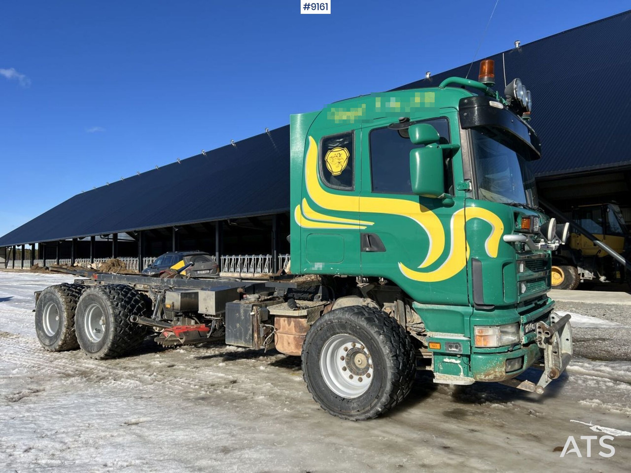 Scania R124 with cameleont quick lock, underbite and plow attachments - Грузовик-шасси: фото 2 Scania R124 with cameleont quick lock, underbite and plow attachments - Грузовик-шасси: фото 2