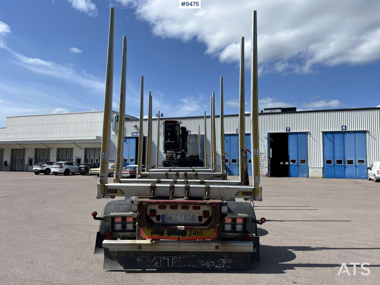 Scania R580 Logging truck with crane and trailer - Лесовоз: фото 3 Scania R580 Logging truck with crane and trailer - Лесовоз: фото 3