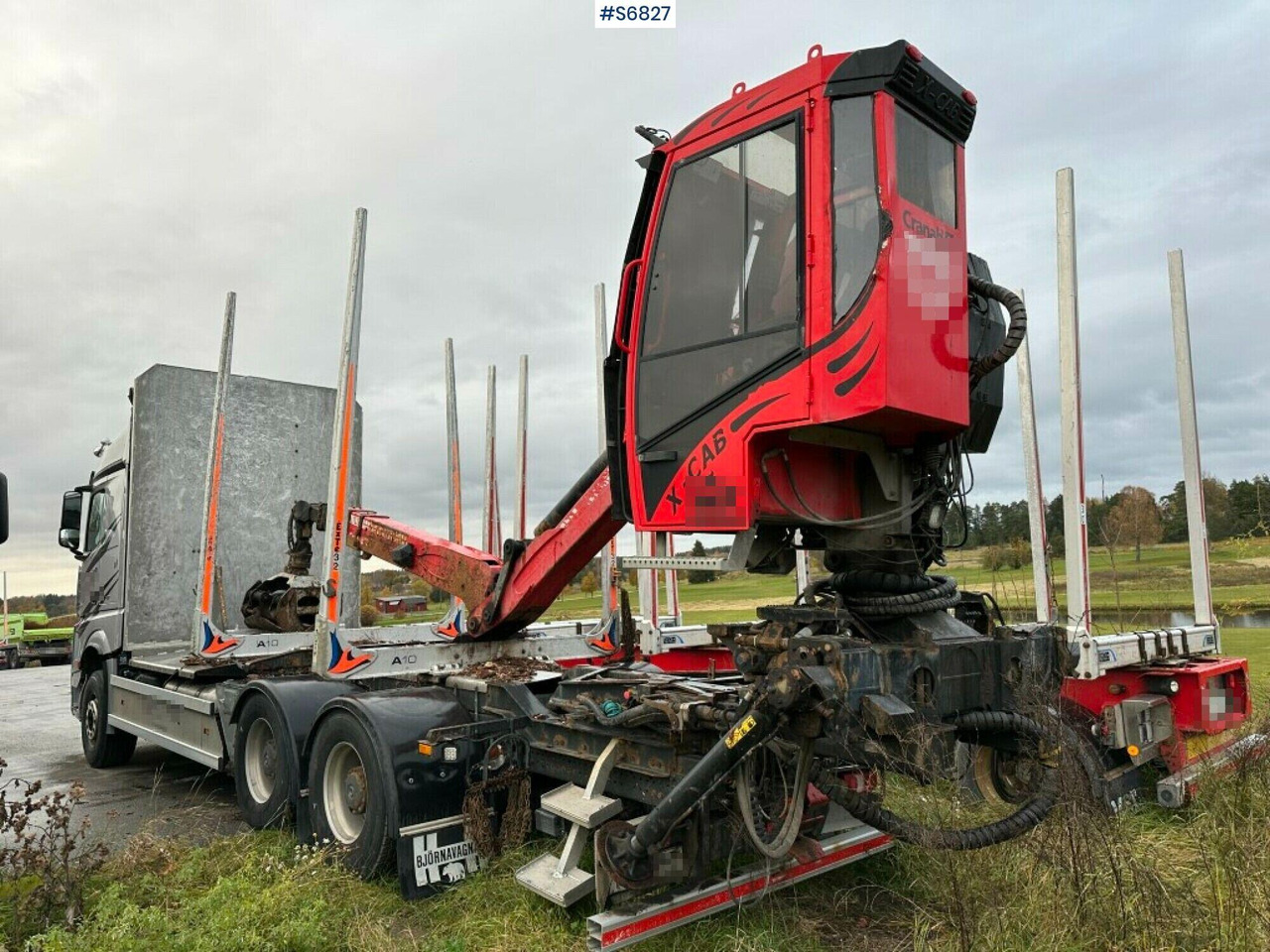 Timber truck Mercedes-Benz Arocs 2863 with crane - Лесовоз: фото 3 Timber truck Mercedes-Benz Arocs 2863 with crane - Лесовоз: фото 3