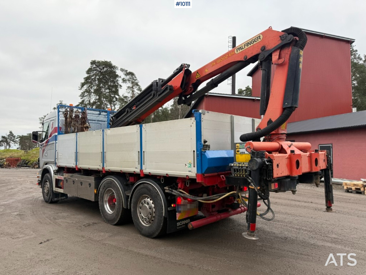 Tipper and crane truck Scania G400 with Palfinger PK 18002-EH rear-mounted crane - Грузовик бортовой/ Платформа, Автоманипулятор: фото 3 Tipper and crane truck Scania G400 with Palfinger PK 18002-EH rear-mounted crane - Грузовик бортовой/ Платформа, Автоманипулятор: фото 3