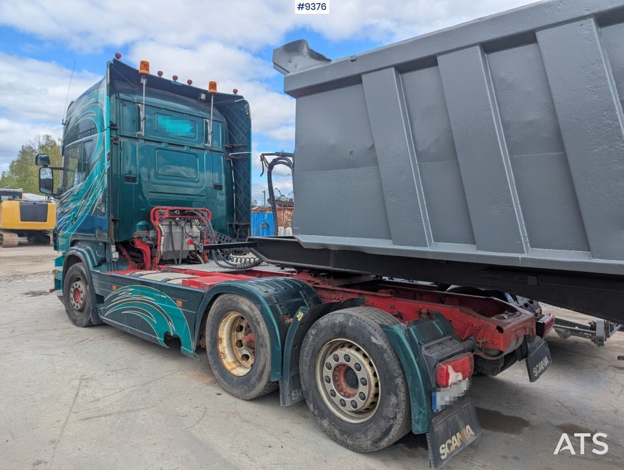 Truck unit Scania R730 V8 6X2 with RKP tipping trailer (VIDEO) - Тягач: фото 3 Truck unit Scania R730 V8 6X2 with RKP tipping trailer (VIDEO) - Тягач: фото 3