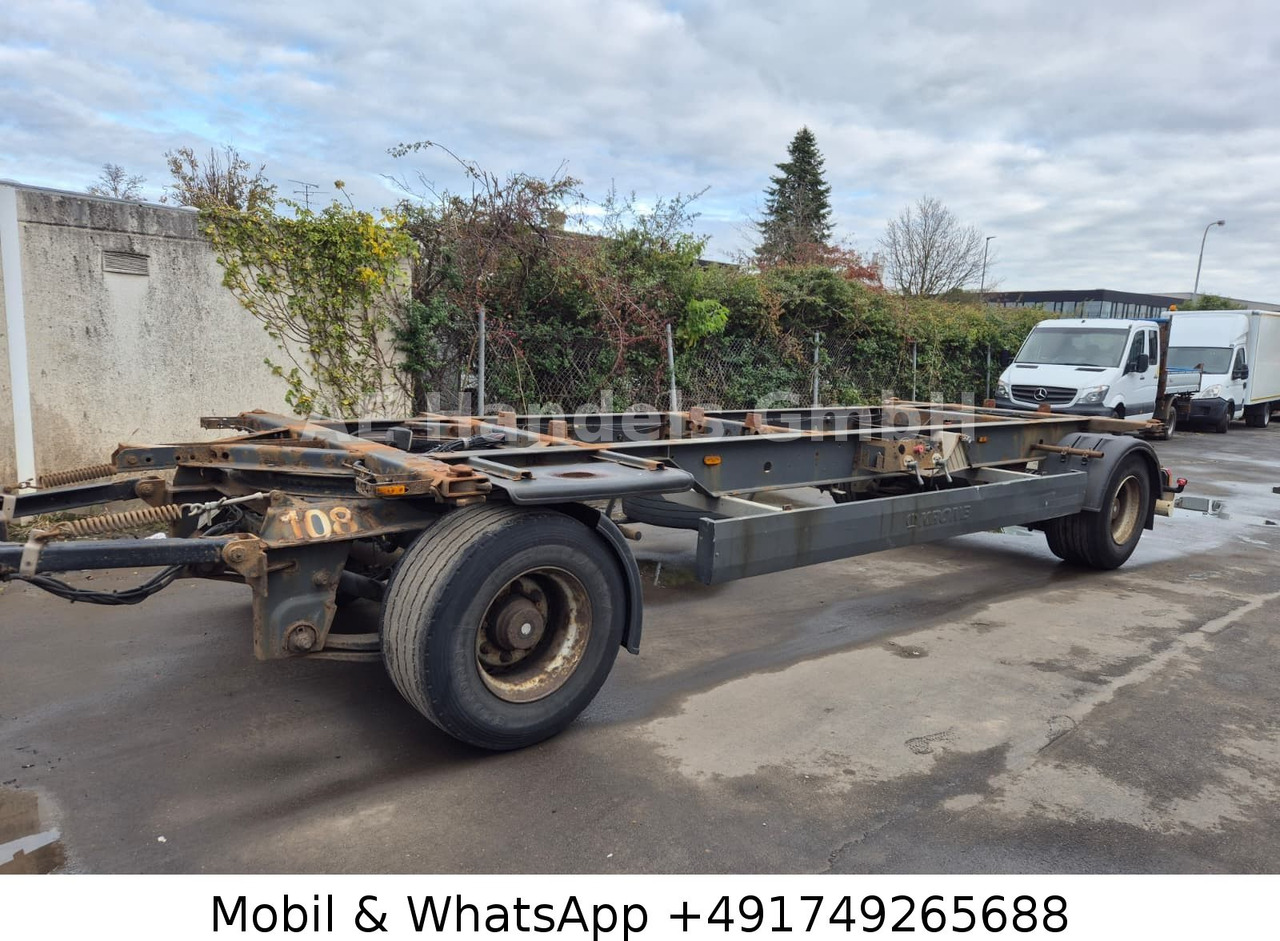 Krone AZW 18 BDF Drehschermel*Scheibenbremsen/VollLuft - Прицеп-контейнеровоз/ Сменный кузов: фото 2 Krone AZW 18 BDF Drehschermel*Scheibenbremsen/VollLuft - Прицеп-контейнеровоз/ Сменный кузов: фото 2