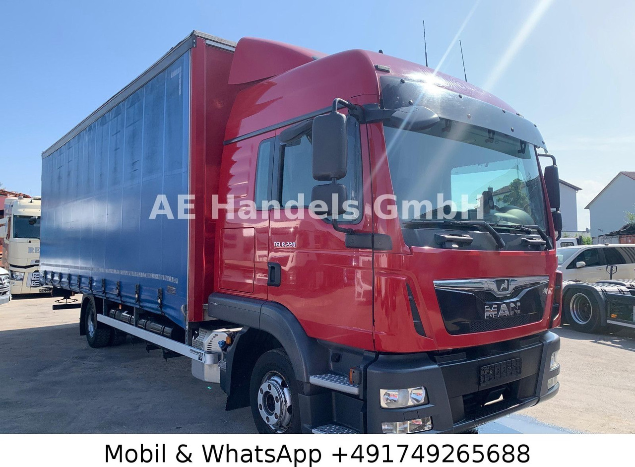 MAN TGL 8.220 L BL P+P *Tautliner/2xTank/AHK/LDW - Тентованный фургон: фото 1 MAN TGL 8.220 L BL P+P *Tautliner/2xTank/AHK/LDW - Тентованный фургон: фото 1