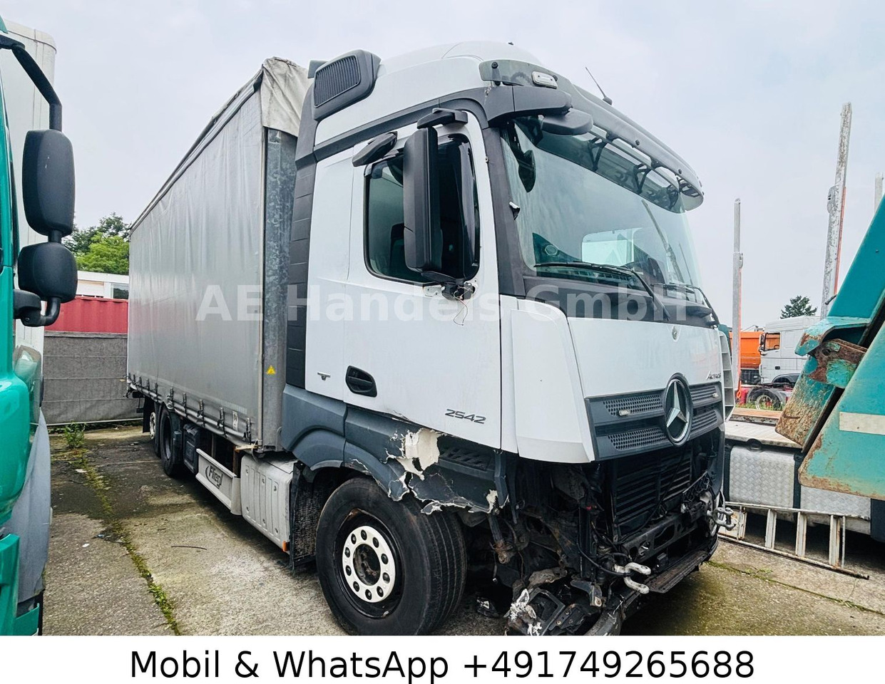 Mercedes-Benz Actros IV 2642 L LL 6x2*Retarder/Standklima/Lift - Тентованный грузовик: фото 1 Mercedes-Benz Actros IV 2642 L LL 6x2*Retarder/Standklima/Lift - Тентованный грузовик: фото 1