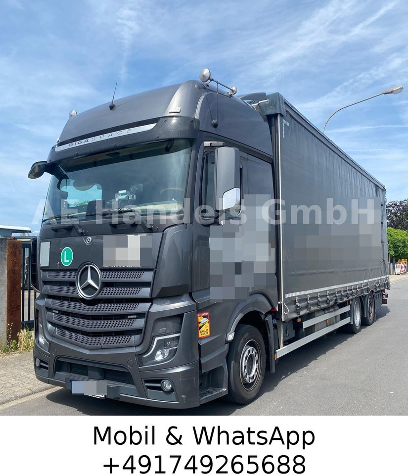 Тентованный грузовик Mercedes-Benz Actros V 2540 L *Hubdach/Lenk+Lift/LBW-2,8m: фото 6