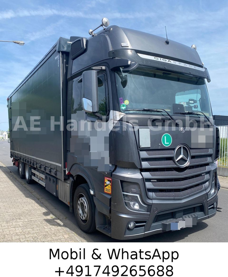 Mercedes-Benz Actros V 2540 L *Hubdach/Lenk+Lift/LBW-2,8m - Тентованный грузовик: фото 1 Mercedes-Benz Actros V 2540 L *Hubdach/Lenk+Lift/LBW-2,8m - Тентованный грузовик: фото 1