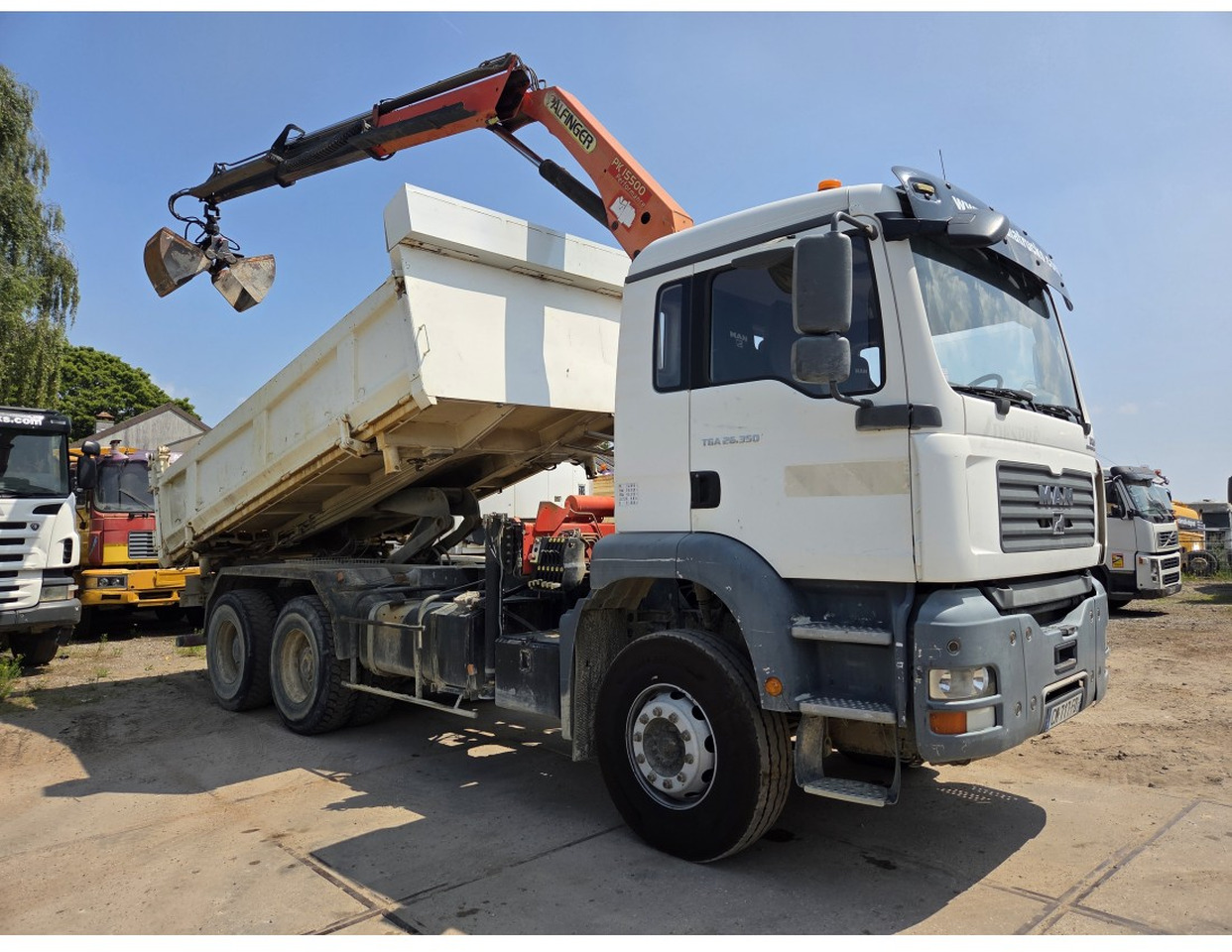 MAN TGA 26.350 6X4 BORDMATIC TIPPER CRANE PALFINGER PK15500 - Самосвал, Автоманипулятор: фото 4 MAN TGA 26.350 6X4 BORDMATIC TIPPER CRANE PALFINGER PK15500 - Самосвал, Автоманипулятор: фото 4