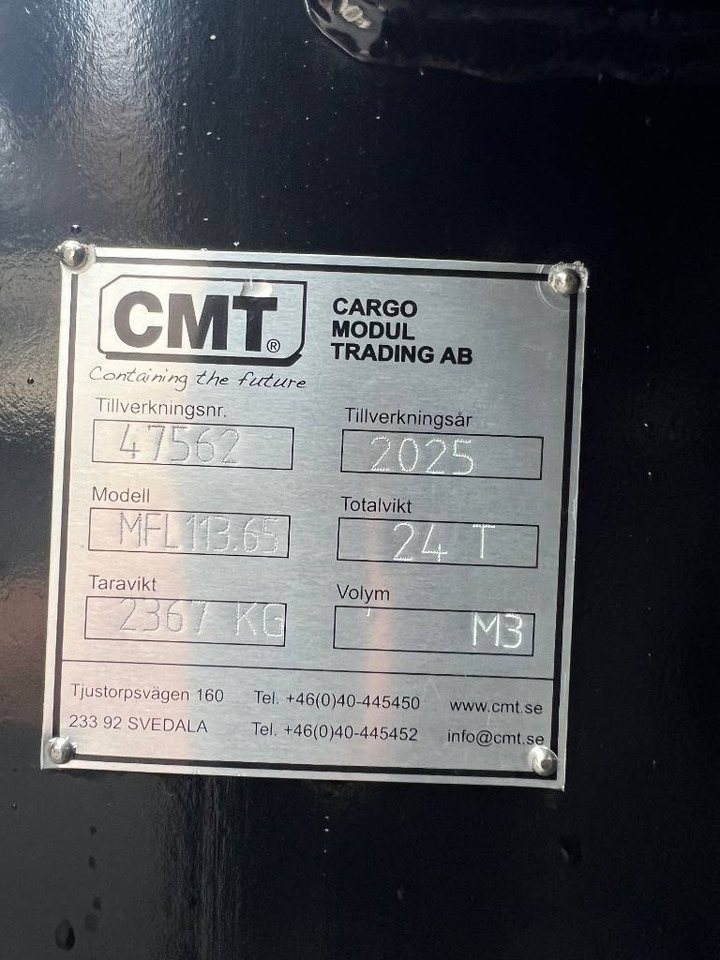 CMT Maskinflak med fast ramp - Контейнер для мультилифта: фото 3 CMT Maskinflak med fast ramp - Контейнер для мультилифта: фото 3