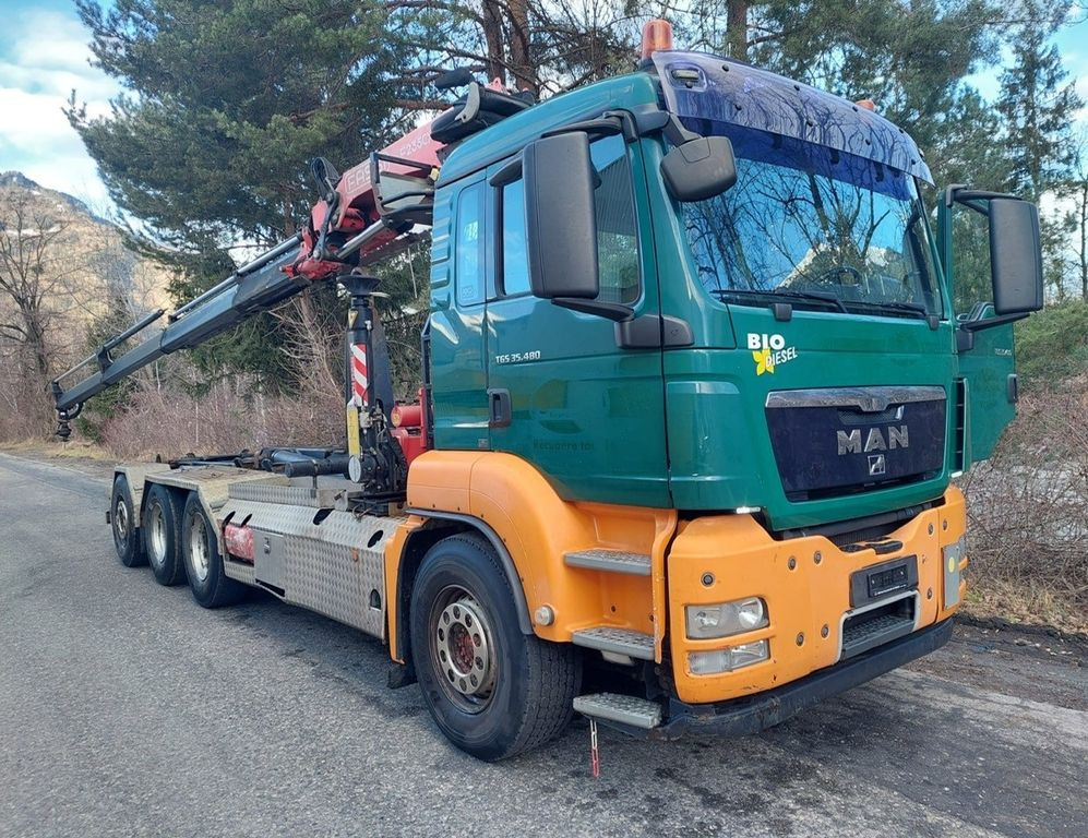 MAN TGS 35.480 8x4, E5, Fassi F235CXP Kran+Abroll - Автоманипулятор, Крюковой мультилифт: фото 1 MAN TGS 35.480 8x4, E5, Fassi F235CXP Kran+Abroll - Автоманипулятор, Крюковой мультилифт: фото 1