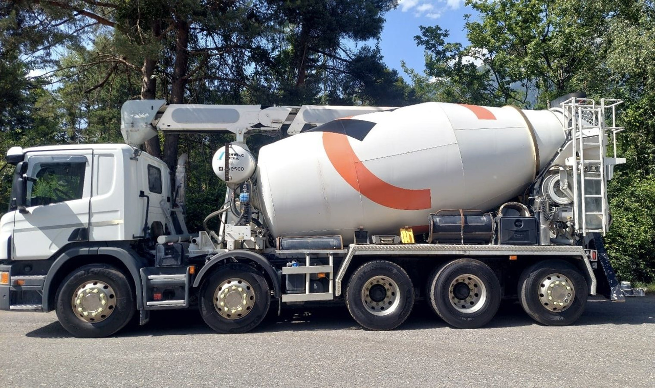 Scania P450 LB 10x4,E6,Stetter 10m³,Förderband/belt 16m - Автобетоносмеситель: фото 3 Scania P450 LB 10x4,E6,Stetter 10m³,Förderband/belt 16m - Автобетоносмеситель: фото 3