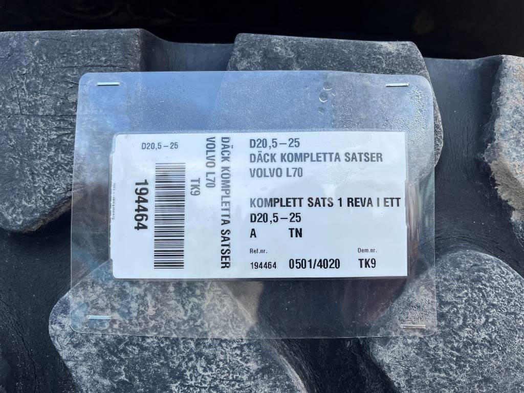 Däck på fälg 20,5-R25 Volvo L70 , 6300 , L90 - Шина для Строительной техники: фото 3 Däck på fälg 20,5-R25 Volvo L70 , 6300 , L90 - Шина для Строительной техники: фото 3