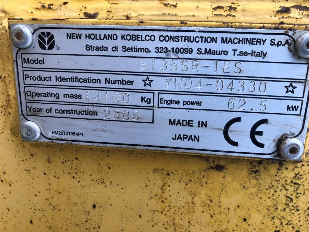Гусеничный экскаватор New Holland Kobelco E135SR dismantled: only spare parts: фото 6