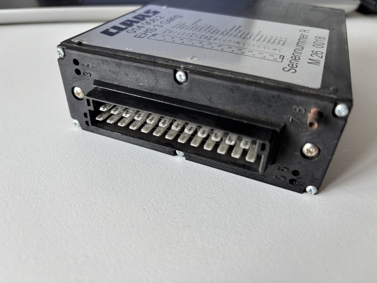 Claas LEXION 510 530 540 560 580 Moduł Sterownik EHS 3 Gang 00 0014 908 4 014908.X - Блок управления для Зерноуборочных комбайнов: фото 4 Claas LEXION 510 530 540 560 580 Moduł Sterownik EHS 3 Gang 00 0014 908 4 014908.X - Блок управления для Зерноуборочных комбайнов: фото 4