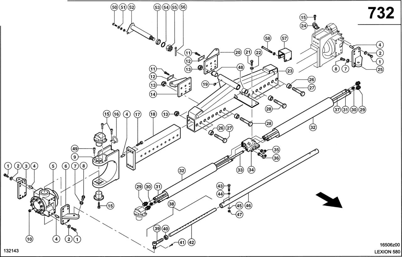Claas Lexion 580 HYDR. SILNIK KOŁA 0007308540 (Napędzana oś kierowana "mud hog") - Гидравлический мотор для Зерноуборочных комбайнов: фото 1 Claas Lexion 580 HYDR. SILNIK KOŁA 0007308540 (Napędzana oś kierowana "mud hog") - Гидравлический мотор для Зерноуборочных комбайнов: фото 1