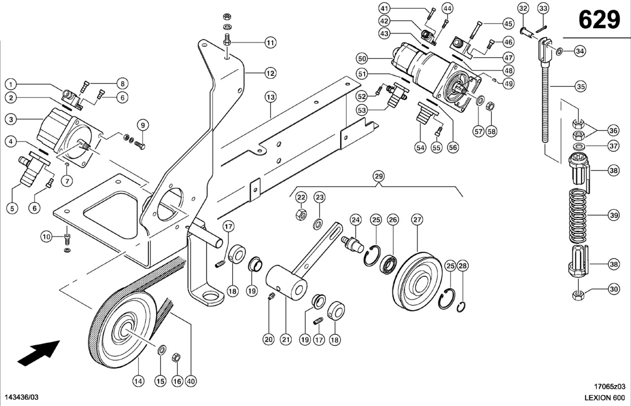 Claas Lexion 600 ROLKA NAPINACZA MONT. 0007240311 (Napęd pompy hydraulicznej) - Гидравлический насос для Зерноуборочных комбайнов: фото 1 Claas Lexion 600 ROLKA NAPINACZA MONT. 0007240311 (Napęd pompy hydraulicznej) - Гидравлический насос для Зерноуборочных комбайнов: фото 1