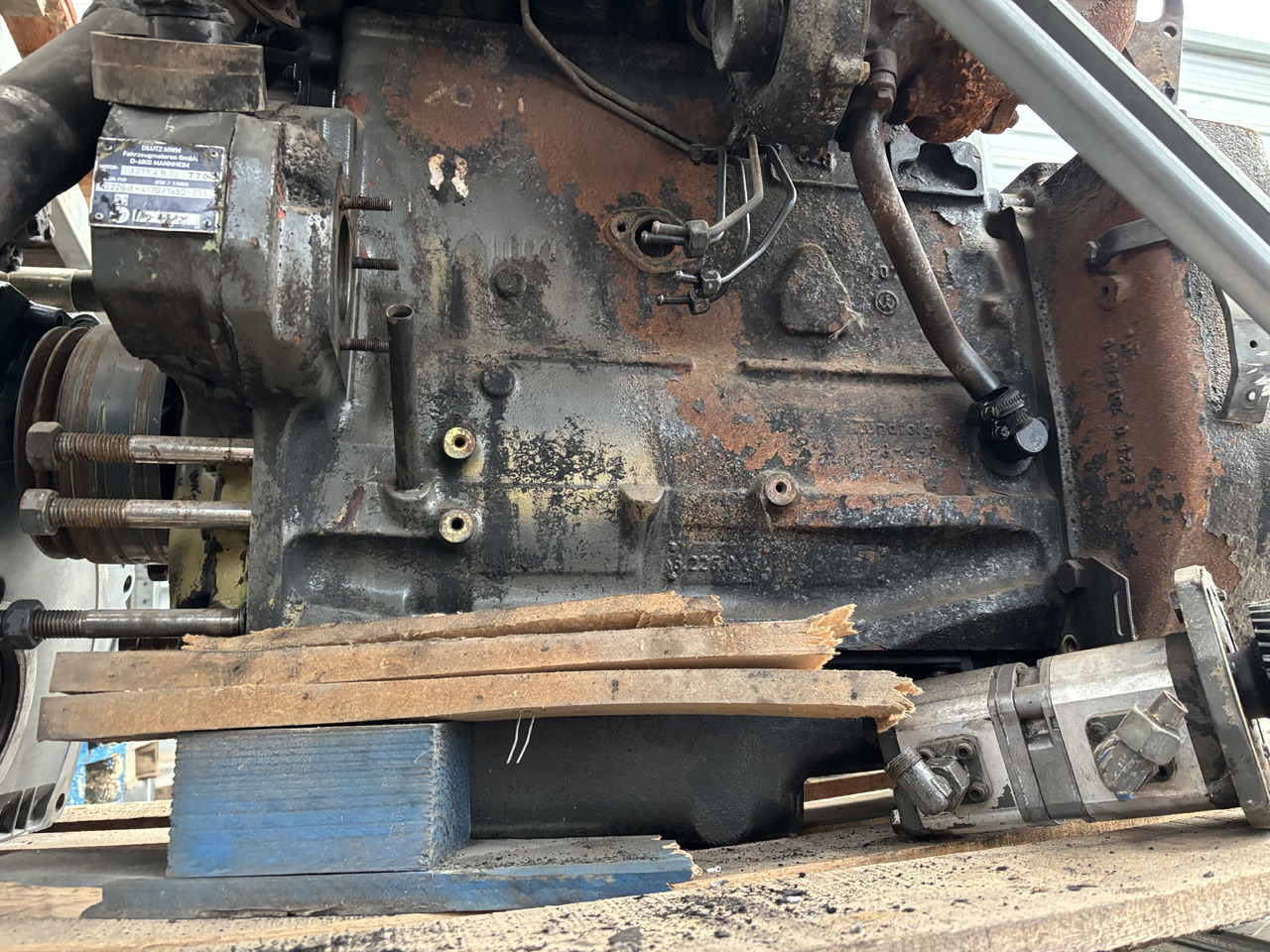 Fendt 309 Deutz TD226-B4 MWM Silnik Blok Pokrywa Obudowa Koło Zamachowe Miska Olejowa CZĘŚCI - Маховик для Сельскохозяйственной техники: фото 5 Fendt 309 Deutz TD226-B4 MWM Silnik Blok Pokrywa Obudowa Koło Zamachowe Miska Olejowa CZĘŚCI - Маховик для Сельскохозяйственной техники: фото 5