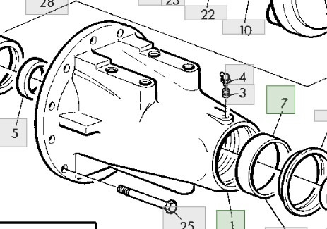 John Deere 6810 6910 Obudowa Tylnego Mostu Pochwa R156481 - Ось и запчасти для Сельскохозяйственной техники: фото 1 John Deere 6810 6910 Obudowa Tylnego Mostu Pochwa R156481 - Ось и запчасти для Сельскохозяйственной техники: фото 1